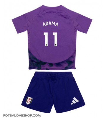 Fulham Adama Traore #11 Dětské Alternativní Dres 2024-25 Krátký Rukáv (+ trenýrky)